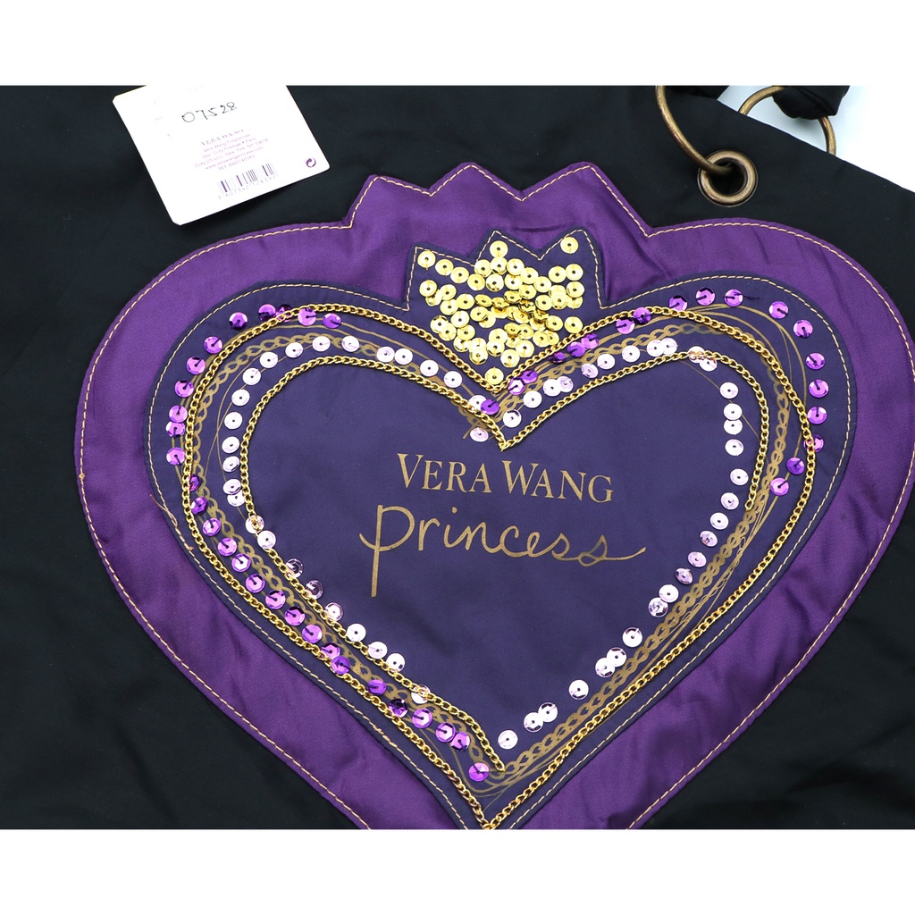 Vera Wang Princess Bag Black Purple Medium Oksouq